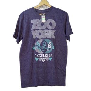Zoo York Excelsior Purple Graphic T-shirt Size Large Tee Shirt